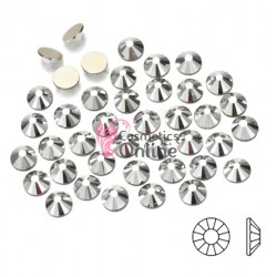 Strasuri din cristale pentru make-up, model SM020CC Silver Metalizat de 1,2mm